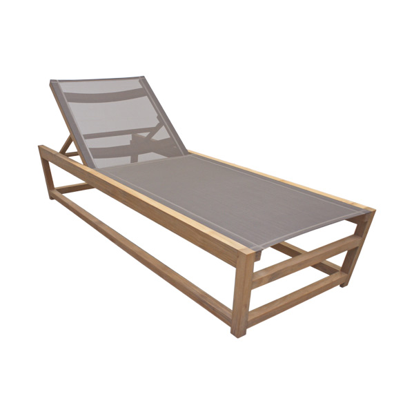 Korogated Pool Lounger With Batyline