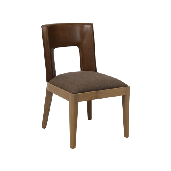 Teabu Leather Back Chair