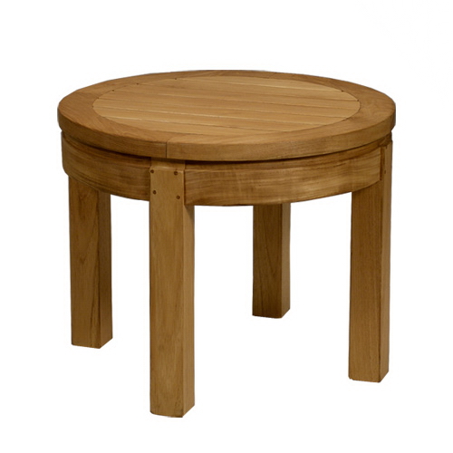 Bevel Outdoor Round Side Table